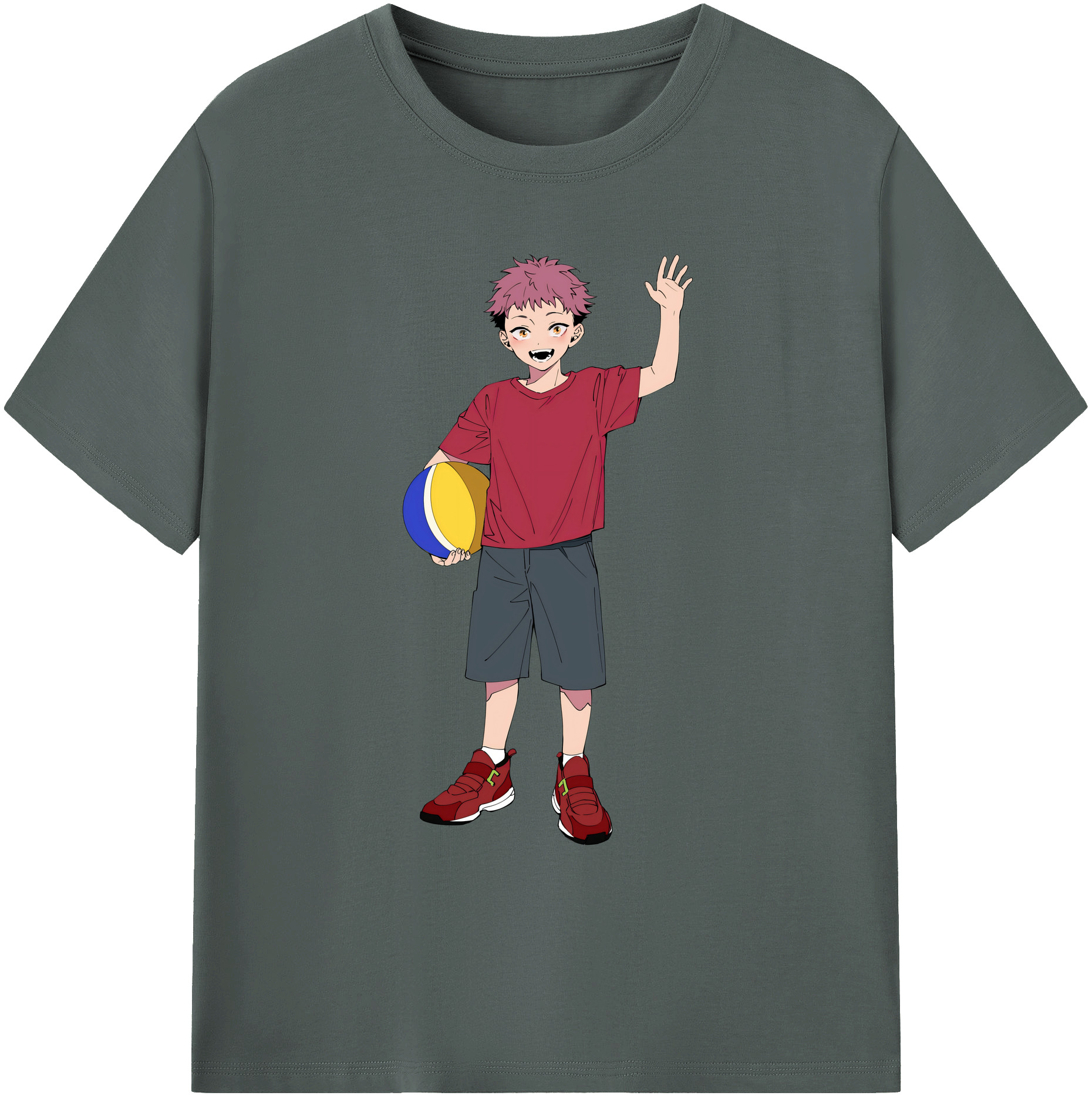 （画像用） 呪術廻戦 Jujutsu Kaisen 綿100％ メンズ半袖Tシャツ｜肌触りやわらか＆通気性